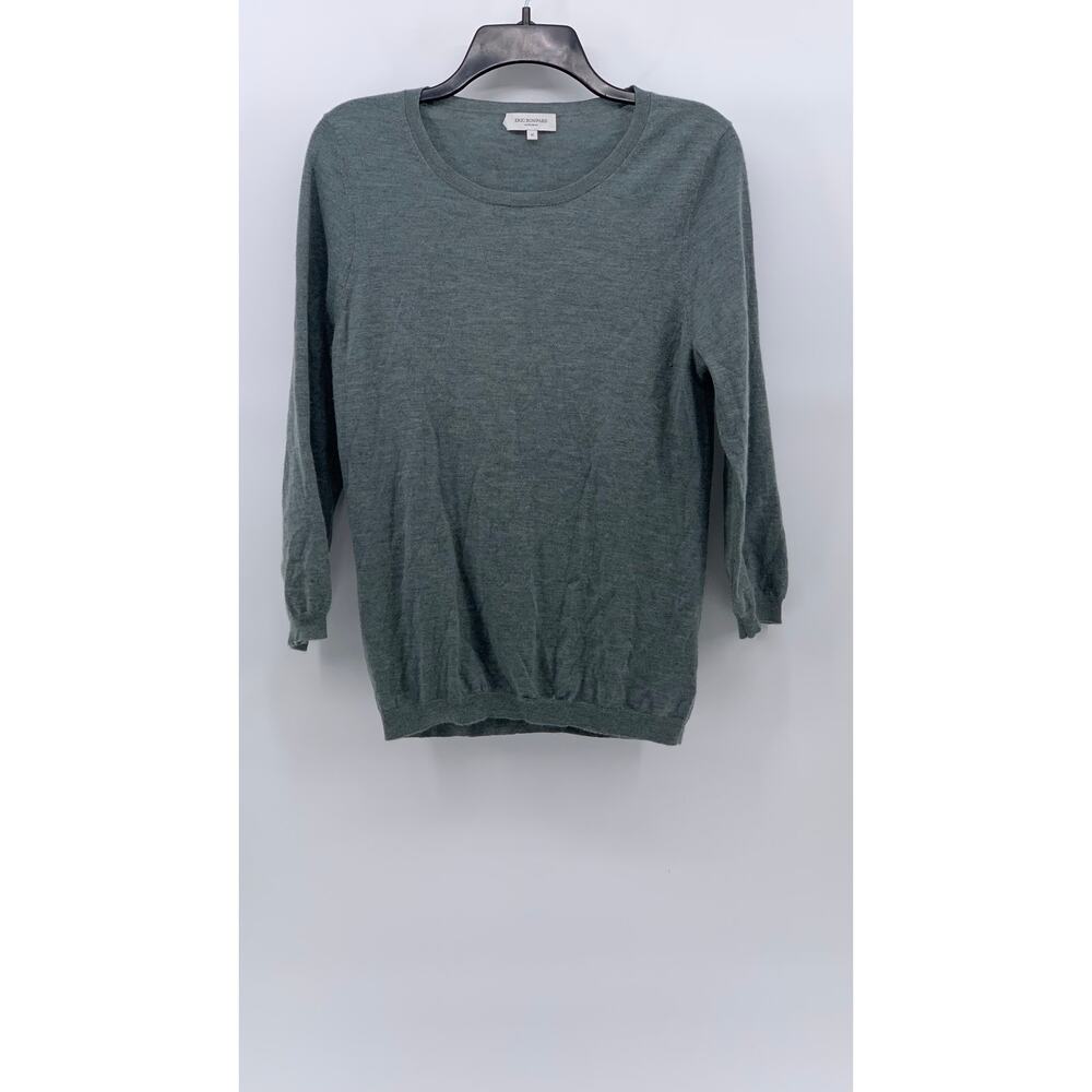 ERIC BOMPARD Men's Gray Cashmere Crewneck Knit Pullover Classic Sweater SZ M